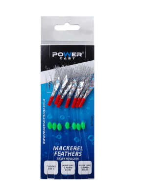7 Hooks Mackerel Feathers (Silver Reflector)