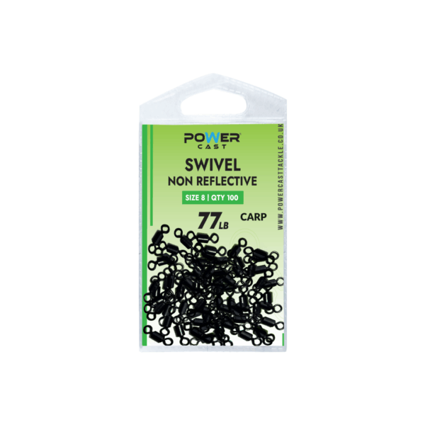 Carp-Swivel-with-product-100-pcs Power Cast Carp Swivel Size 8