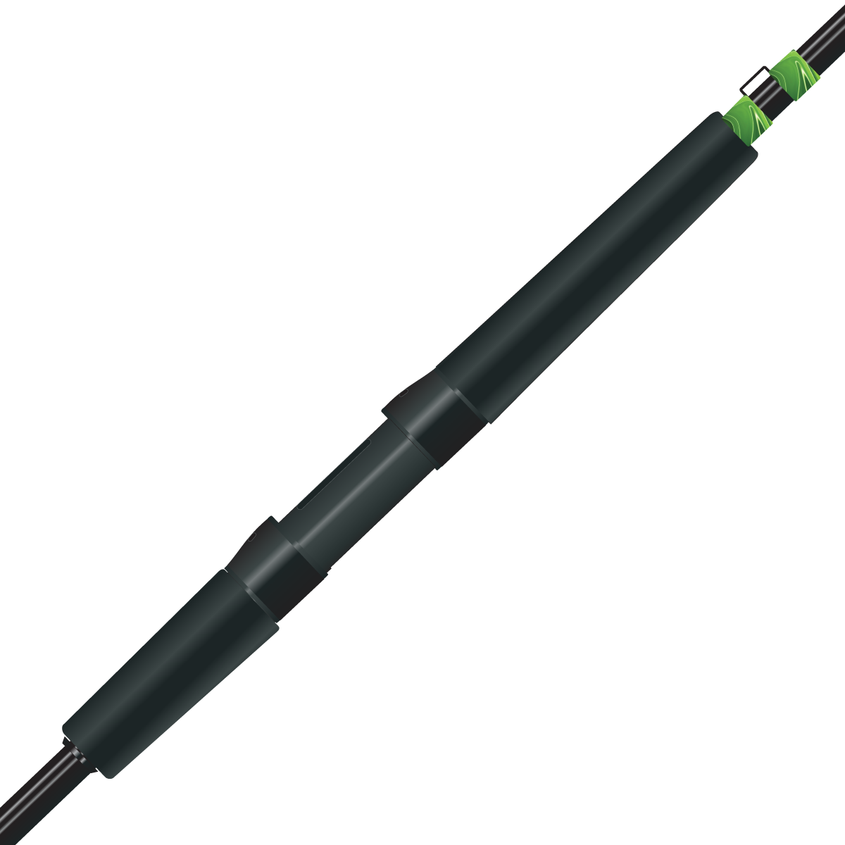 Bass Exciter Allure Spin Lure Rod (8ft, 2Pcs)