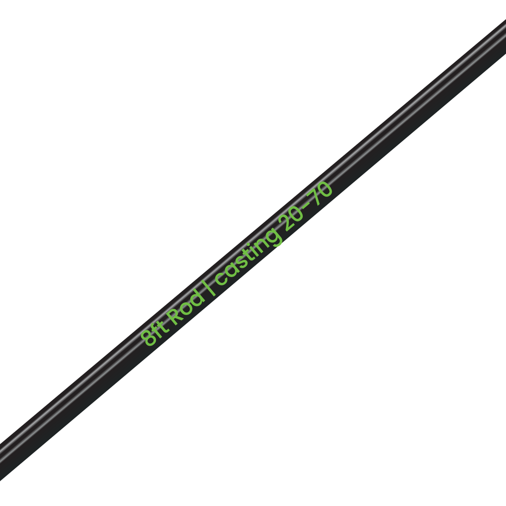 Bass Exciter Allure Spin Lure Rod (8ft, 2Pcs)