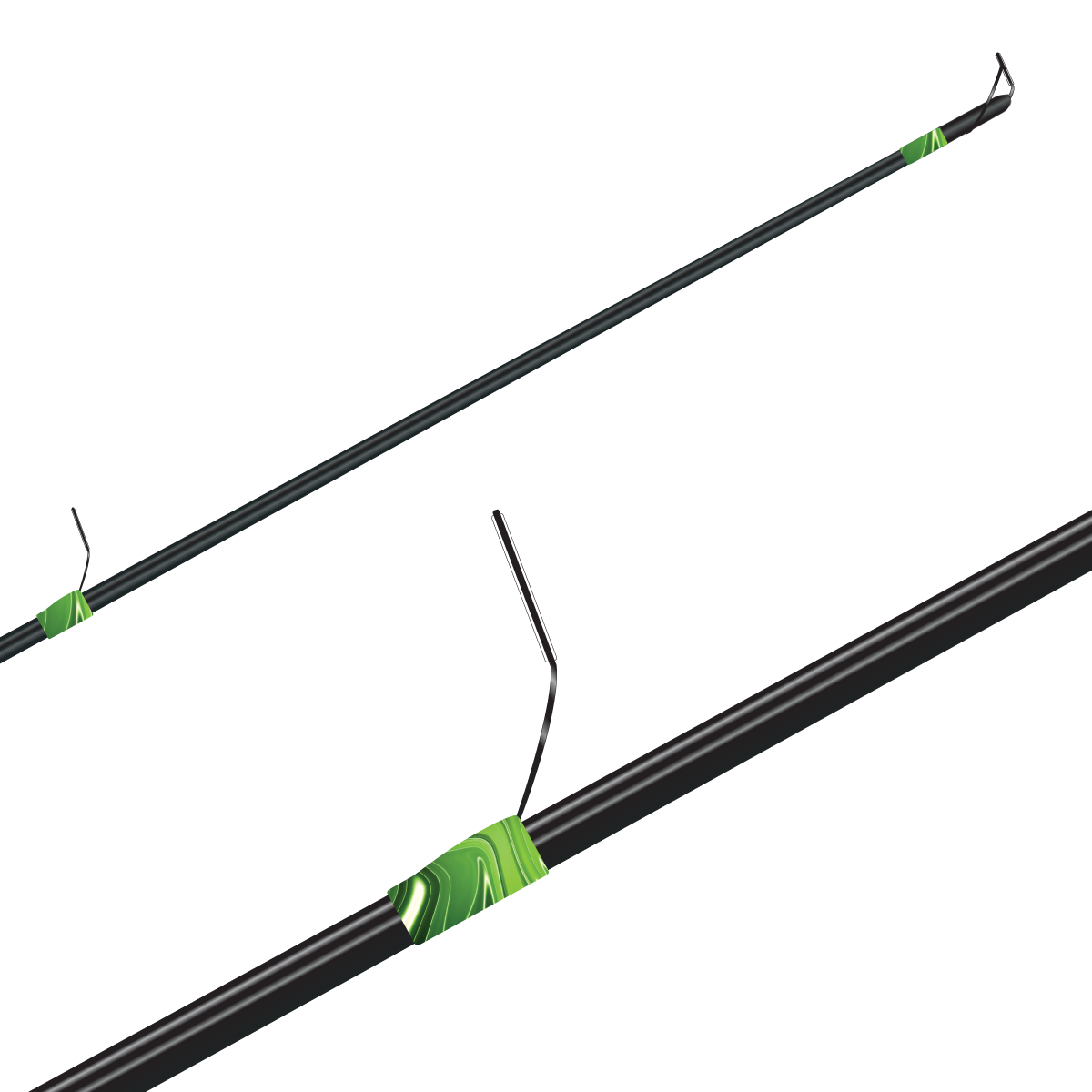 Bass Exciter Allure Spin Lure Rod (8ft, 2Pcs)