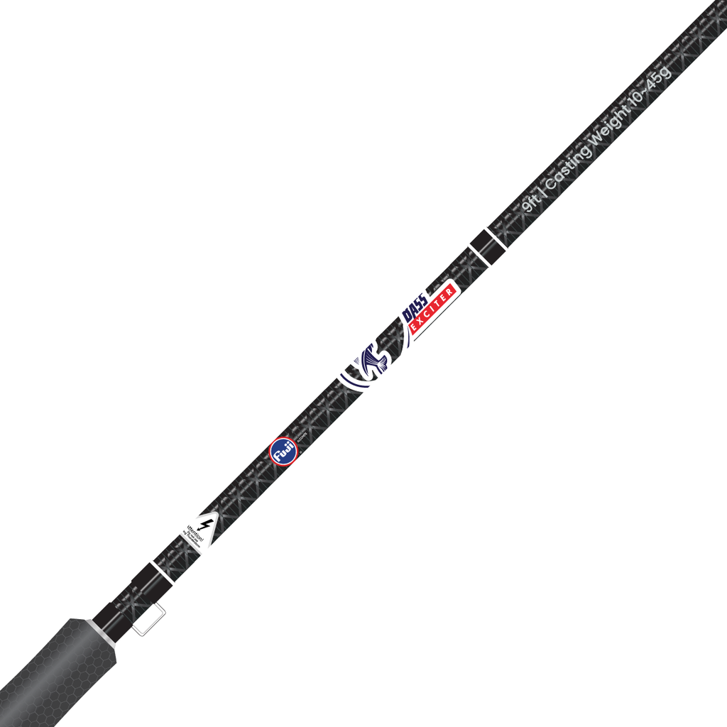 Bass Exciter Zzzip It Lure Rod (9ft, 2Pcs)