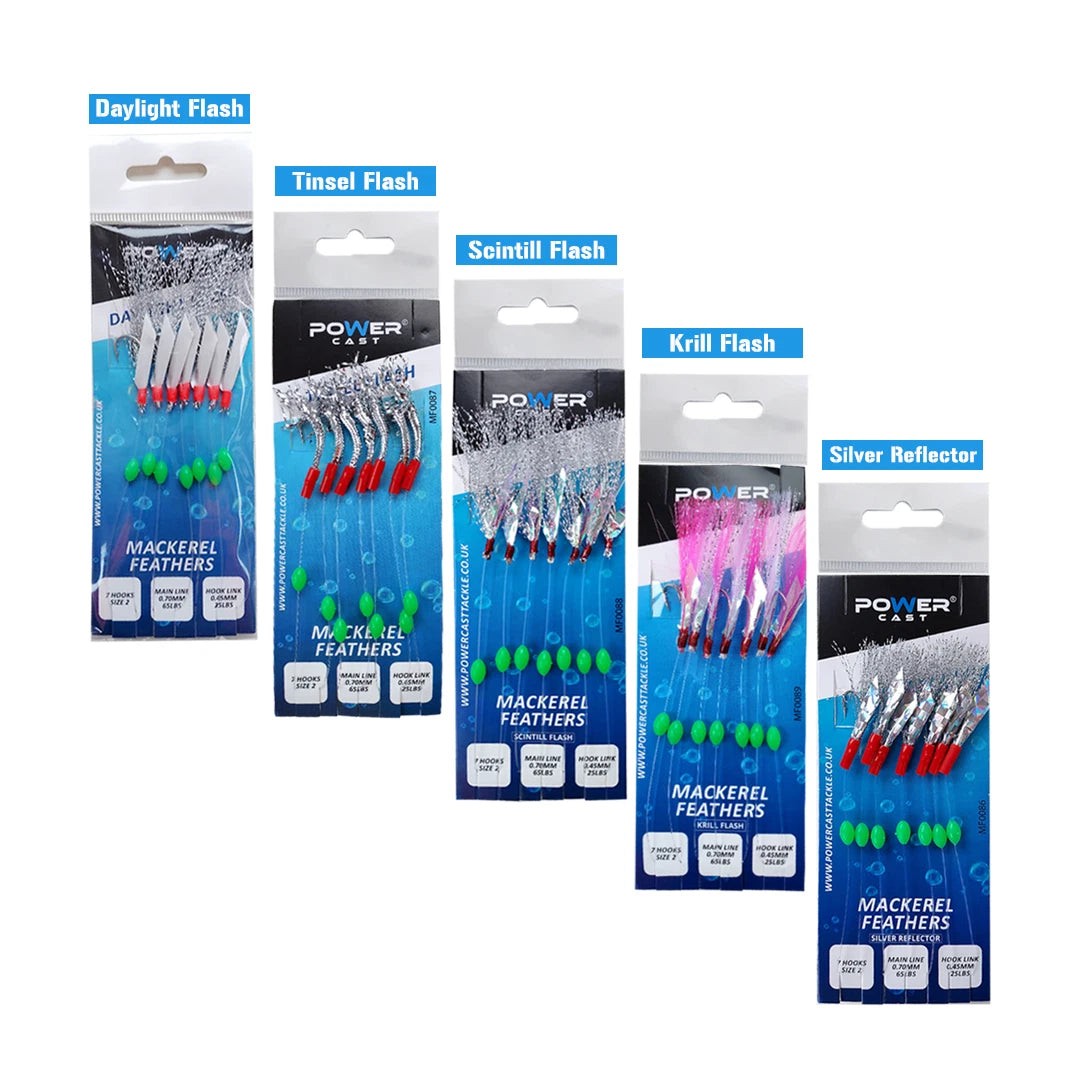 7 Hooks Mackerel Feathers