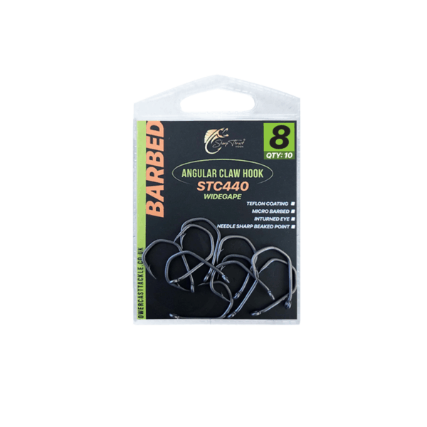 Sharp Thrust Wide Gape Angular Claw Carp Hooks -STC440 - Image 4